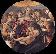 Sandro Botticelli The Madonna and the Nino with angeles USA oil painting artist